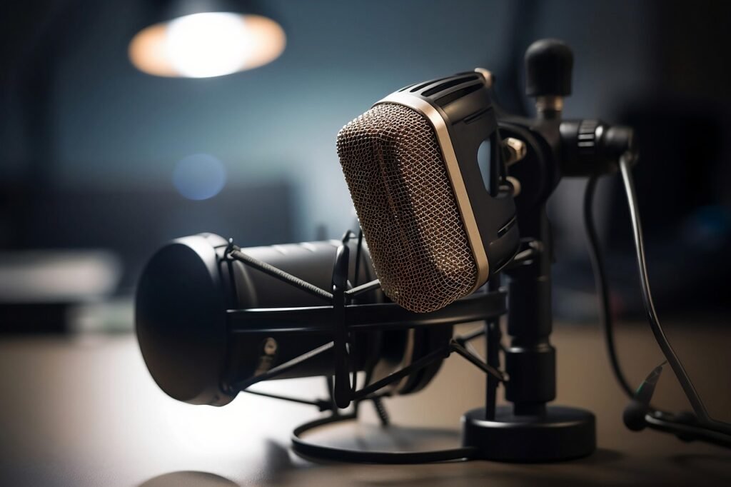 a mike for creators in studio
